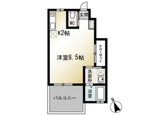 Carpe Diem湘南【1階】の間取り