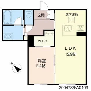 シャーメゾンクレイン【2階】の間取り