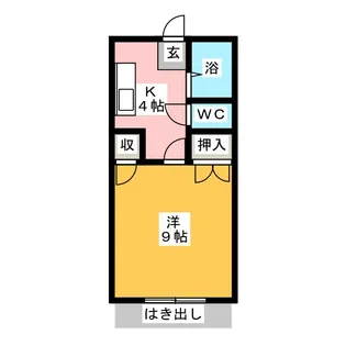 コーポ辻【1階】の間取り