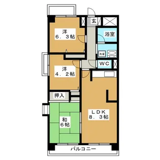 INSURANCE BLDG.V【12階】の間取り