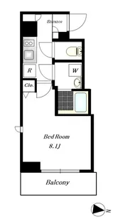 レオーネ押上キューブ【4階】の間取り