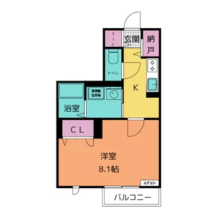 Estasia Present【1階】の間取り