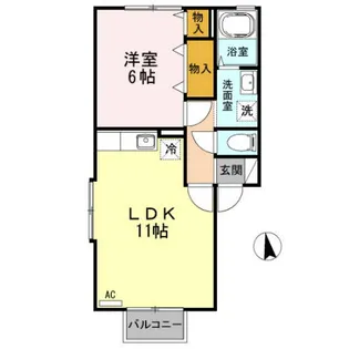 夢 壱【2階】の間取り