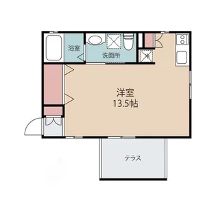 FLAT CUBE【1階】の間取り