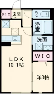 メゾン・ド・ルフレ【1階】の間取り