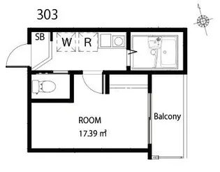 MELDIA南浦和IV【3階】の間取り