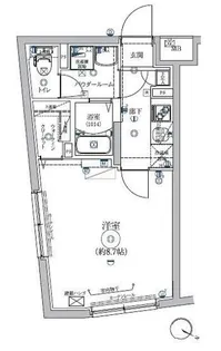 RELUXIA都立大学【3階】の間取り