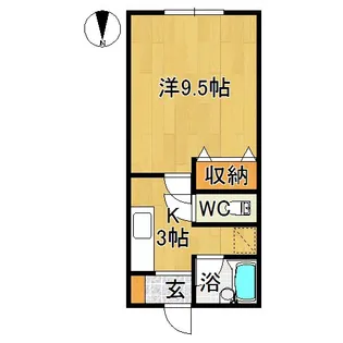 メゾン菊谷【1階】の間取り