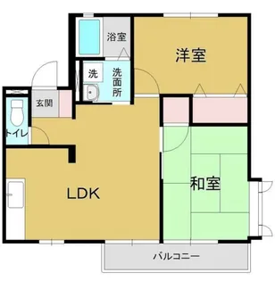 ラ・メルベイユC【1階】の間取り