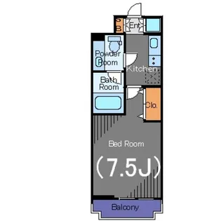 アクロス目黒【11階】の間取り