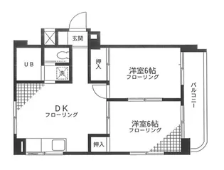 アムール藤が丘【4階】の間取り