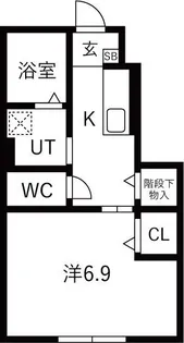 リベルタF【1階】の間取り
