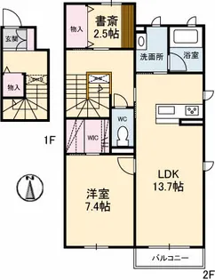 Fortuna【2階】の間取り