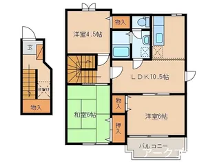 YYビレッジ【2階】の間取り