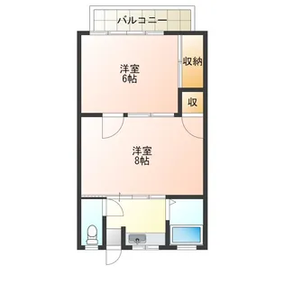 瑞風マンション【1階】の間取り