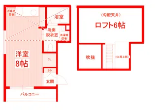 moku【4階】の間取り