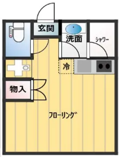 サクラメント蓮根【1階】の間取り
