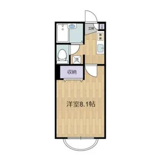 第5グリーンハイツ【1階】の間取り