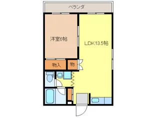 グリーンヒルズ【1階】の間取り