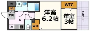 エスリード栄エステージ【4階】の間取り