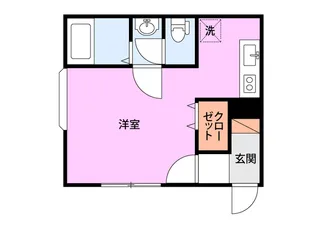 新栄ハイツG棟【1階】の間取り