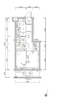 アルテシモデュース【1階】の間取り