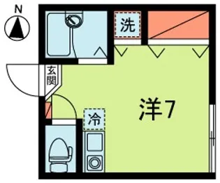 コスモ高円寺【1階】の間取り