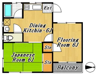 フォレストハイム【2階】の間取り