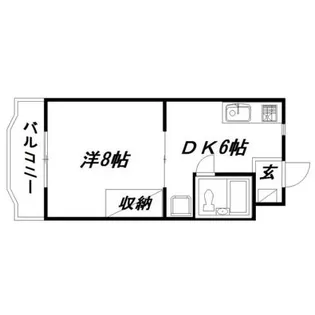 リバティーI【3階】の間取り