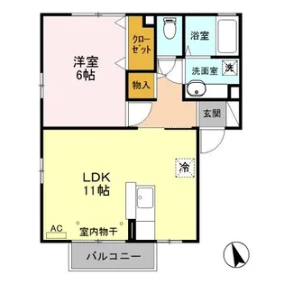 パークサイド21【2階】の間取り