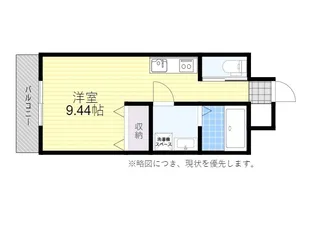 クレアコート若草【3階】の間取り