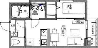 KEIAI RESIDENCE 南柏【3階】の間取り