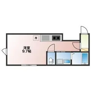 ブルーメ連坊【2階】の間取り