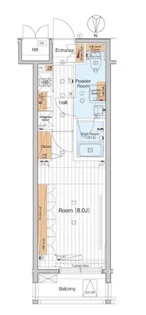 ブライズ亀戸【8階】の間取り