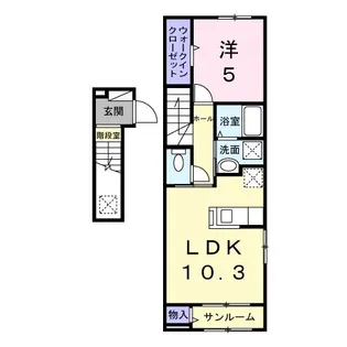 エネルジコ(Energico)【2階】の間取り