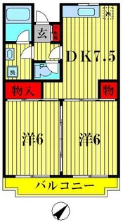 メゾン・ド・ポワリエ【3階】の間取り