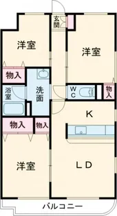 グローバル錦パークI【2階】の間取り