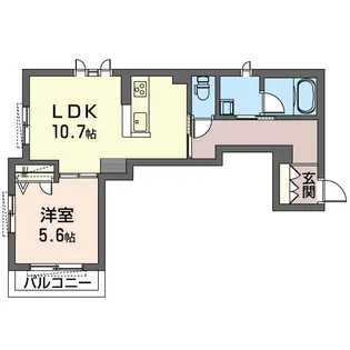 中沢ハイツC【2階】の間取り