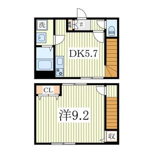 ヴィッラホーム九番館【1階】の間取り