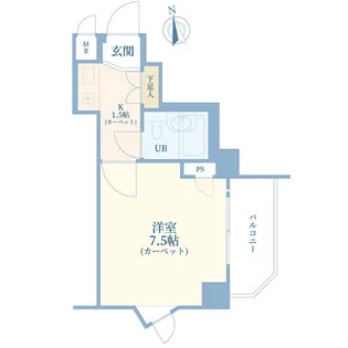 ダイアパレス池尻大橋【11階】の間取り