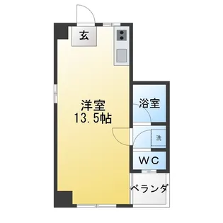 パークサイドマンション【4階】の間取り