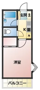 ESTATE紫苑No.2【2階】の間取り