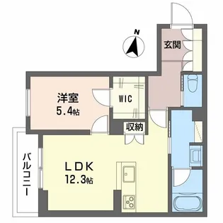 カノープス【3階】の間取り