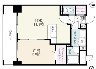 Sophia21堀川【5階】の間取り