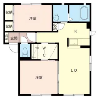 サニーコート A【1階】の間取り