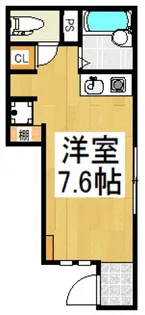 キャスティア一橋学園II【1階】の間取り