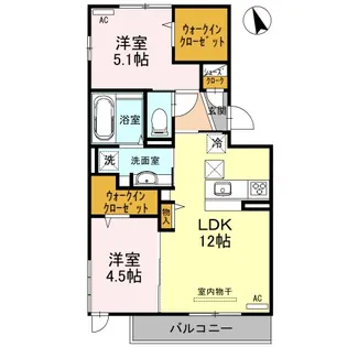 MARCH-T【1階】の間取り