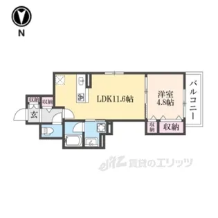 PISO丹波口【3階】の間取り