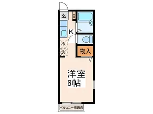 エクセレント鴨居【2階】の間取り