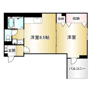 パーシモン【3階】の間取り
